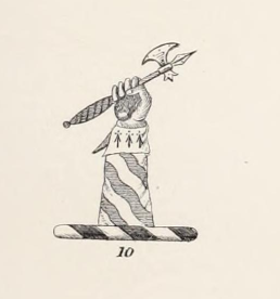 Fairbairn's Plate 207 No. 10 — the Gregson crest